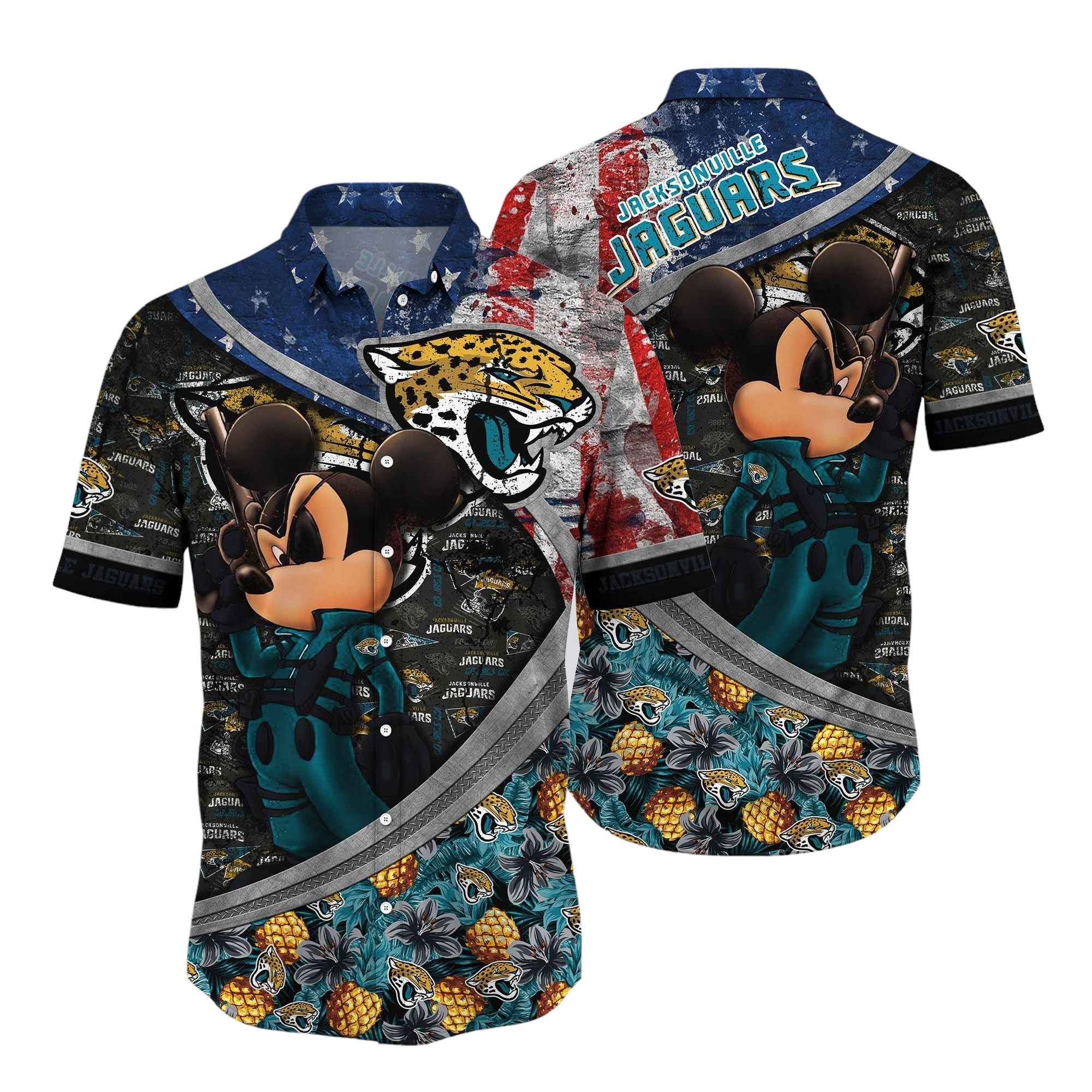 jacksonville jaguars nflaloha Hawaiian Shirt Aloha Shirt for Men Women