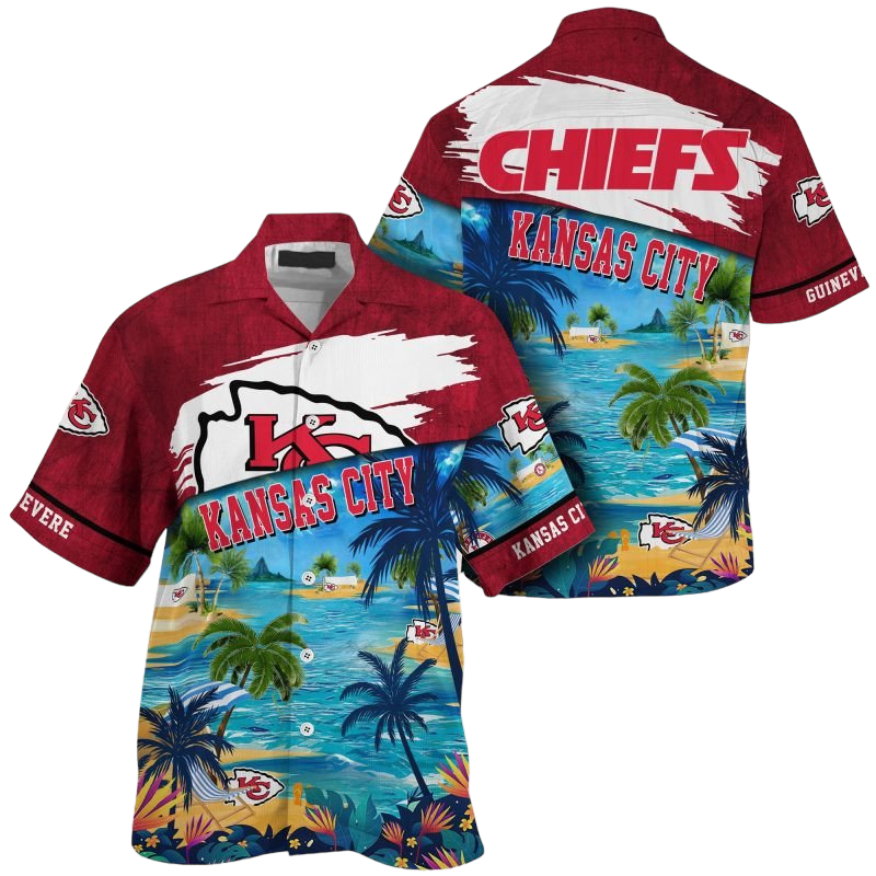 kansas city chiefs nfl customized summer Hawaiian Shirt Aloha Shirt for Men Women