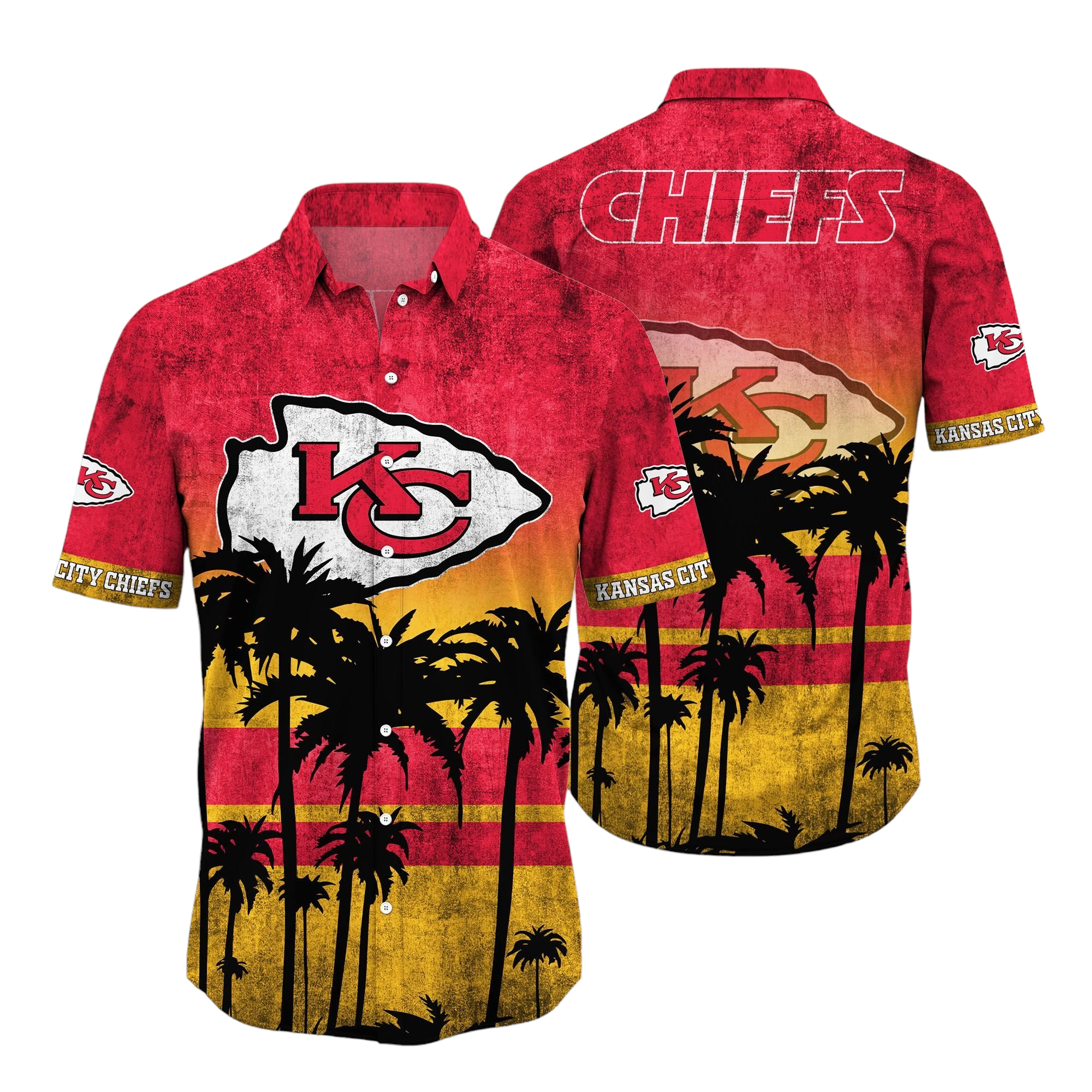 kansas city chiefs nflHawaiian Shirt Aloha Shirt for Men Women