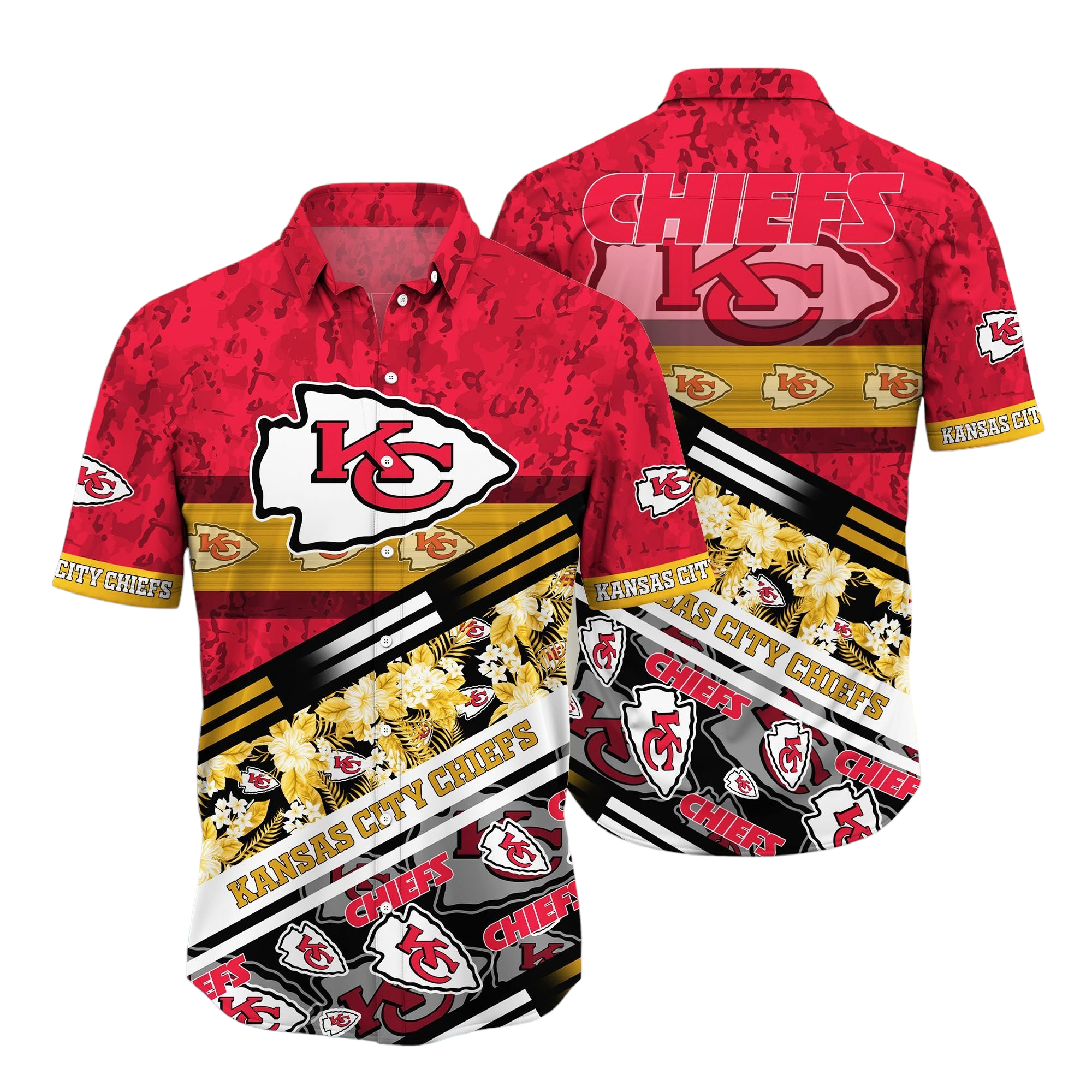 kansas city chiefs Hawaiian Shirt Aloha Shirt for Men Women