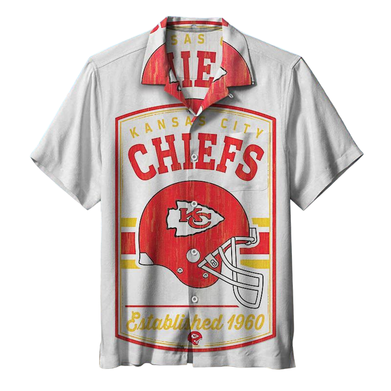 kansas city chiefs vintage Hawaiian Shirt Aloha Shirt for Men Women