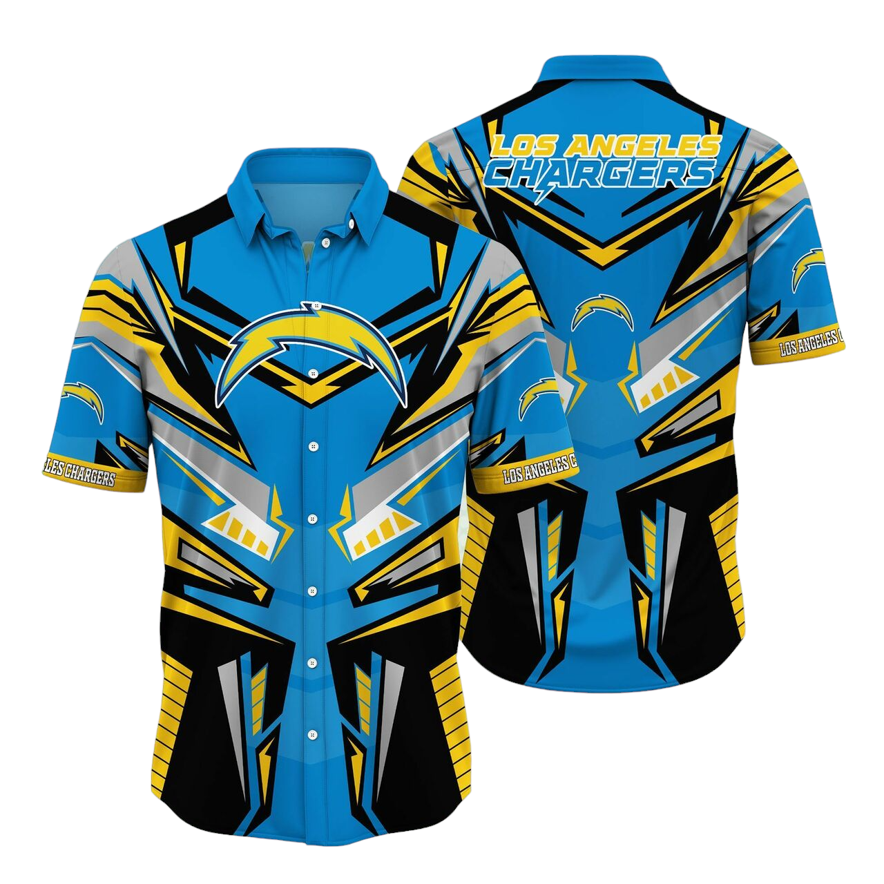 los angeles chargers Hawaiian Shirt Aloha Shirt for Men Women