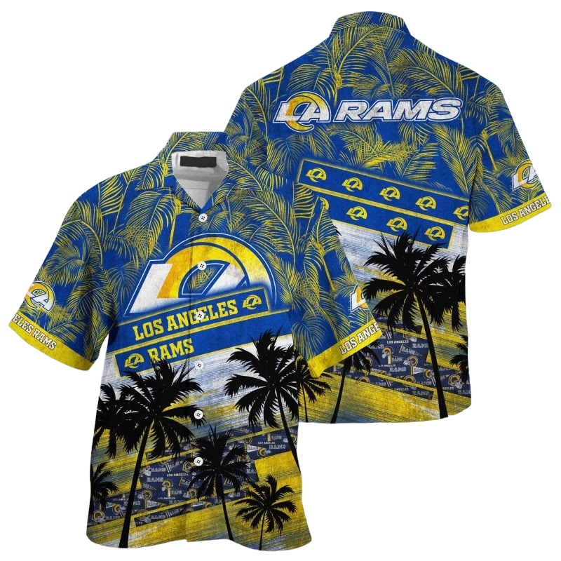 los angeles rams nfl trending summer Hawaiian Shirt Aloha Shirt for Men Women