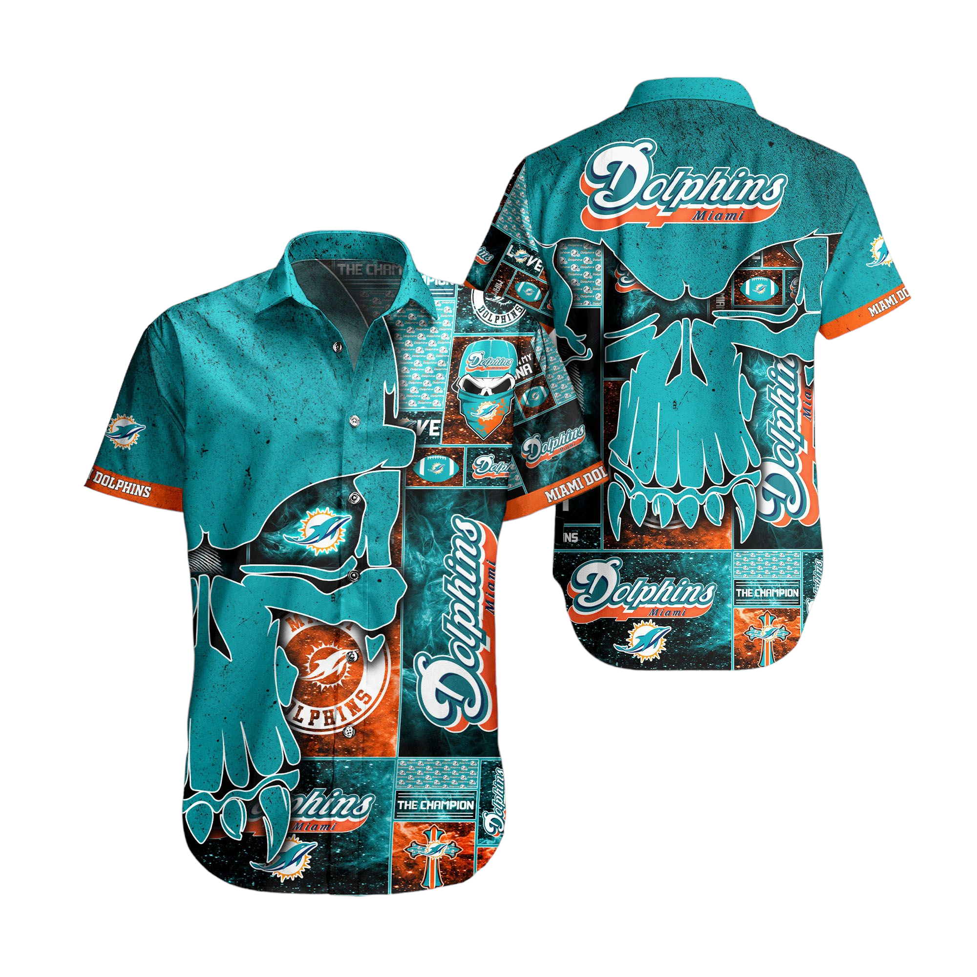 miami dolphins Hawaiian Shirt Aloha Shirt for Men Women