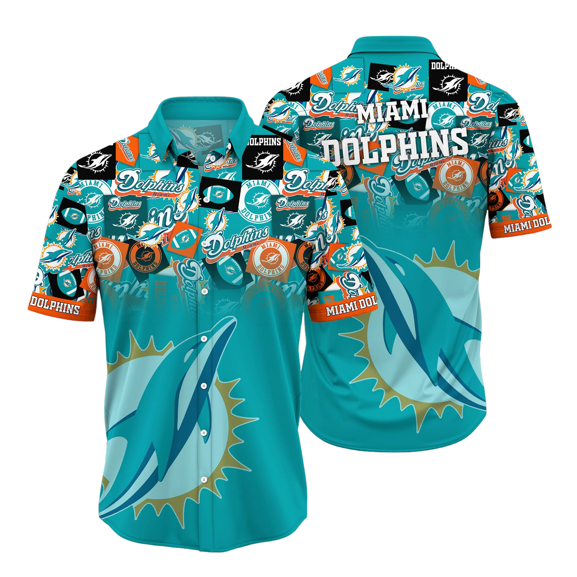 miami dolphins nfl Hawaiian Shirt Aloha Shirt for Men Women