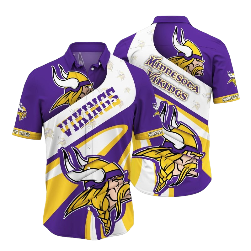 minnesota vikings nfl Hawaiian Shirt Aloha Shirt for Men Women