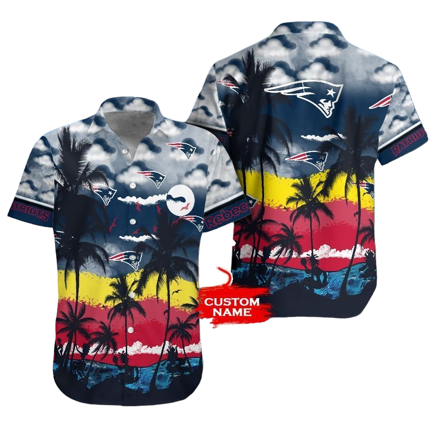 new england patriots nfl gift for fan personalized Hawaiian Shirt Aloha Shirt for Men Women