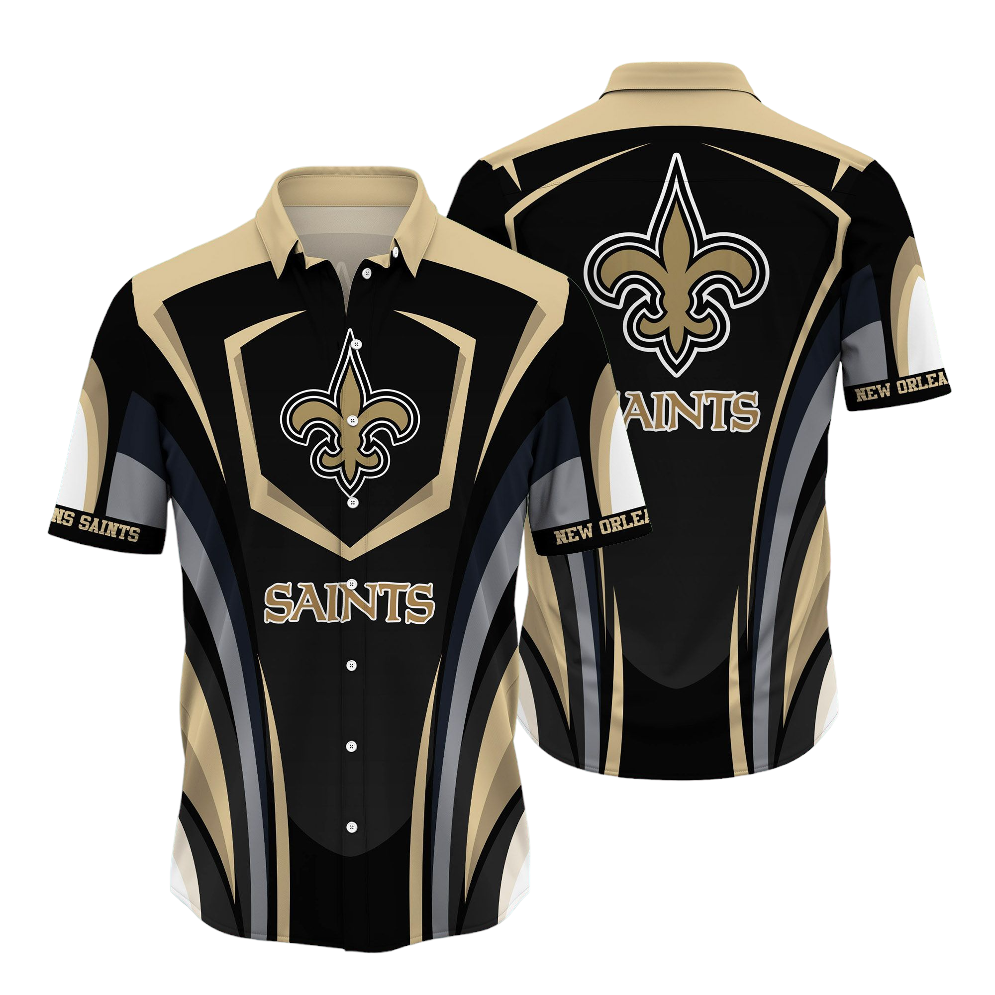 new orleans saints nfl Hawaiian Shirt Aloha Shirt for Men Women