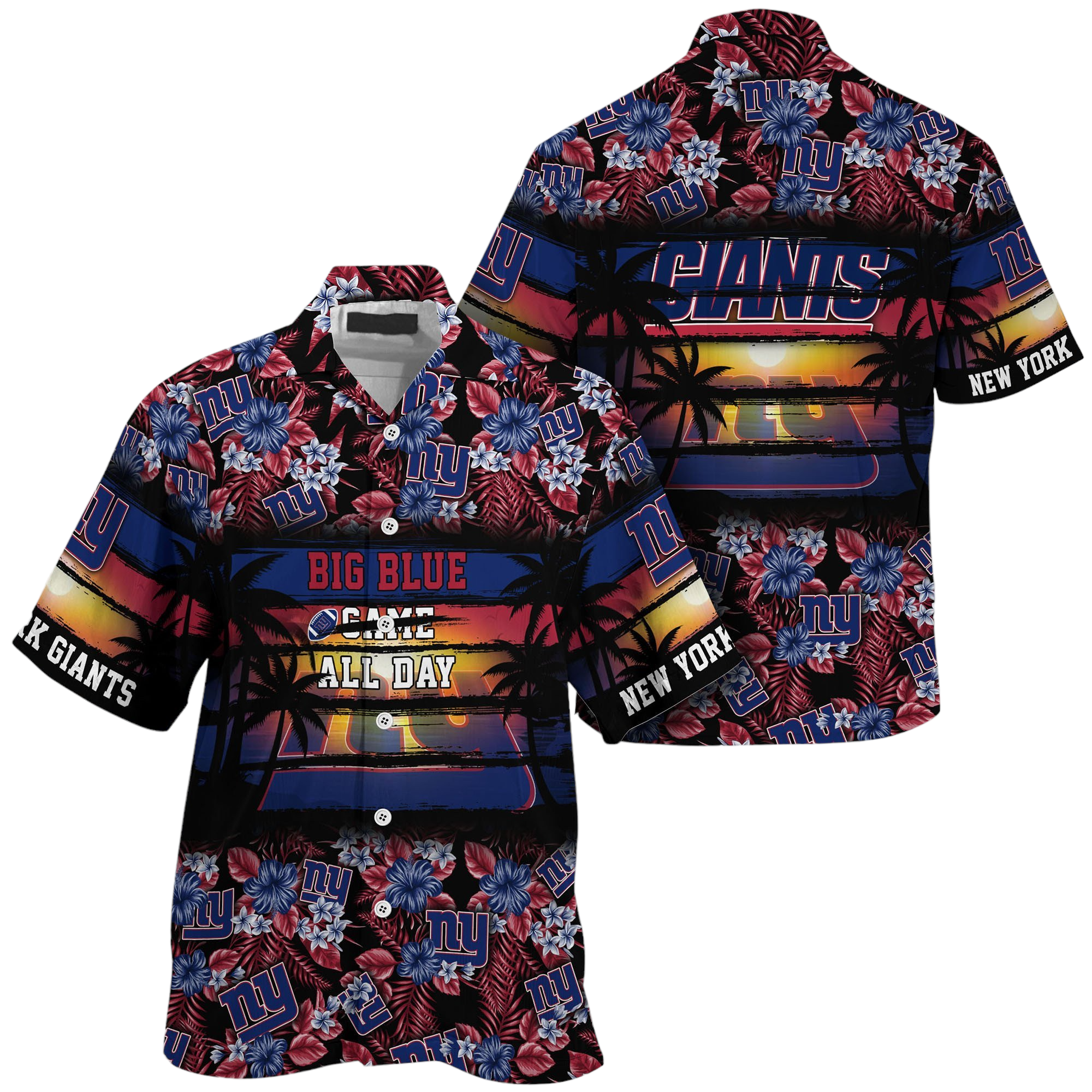 new york giants nfl summer Hawaiian Shirt Aloha Shirt for Men Women