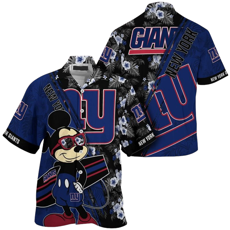 new york giants nfl summer Hawaiian Shirt Aloha Shirt for Men Women