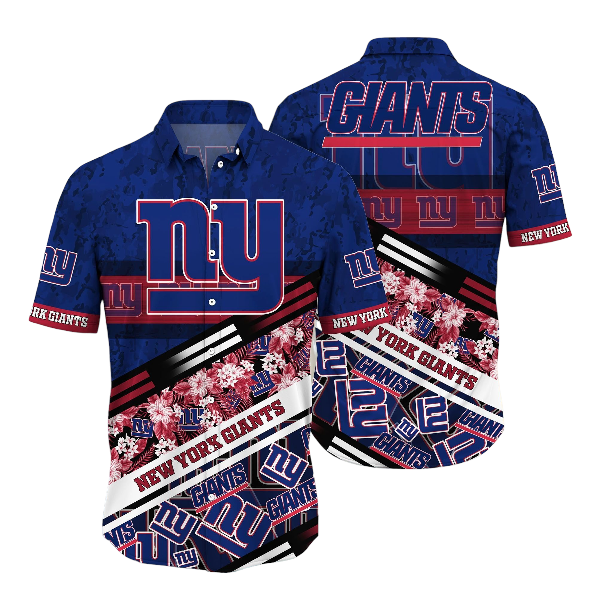 new york giants Hawaiian Shirt Aloha Shirt for Men Women