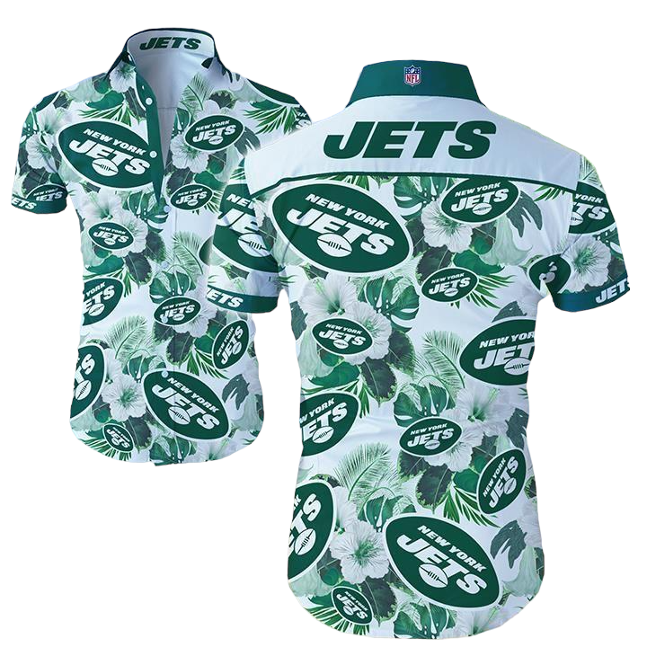 new york jets Hawaiian Shirt Aloha Shirt for Men Women