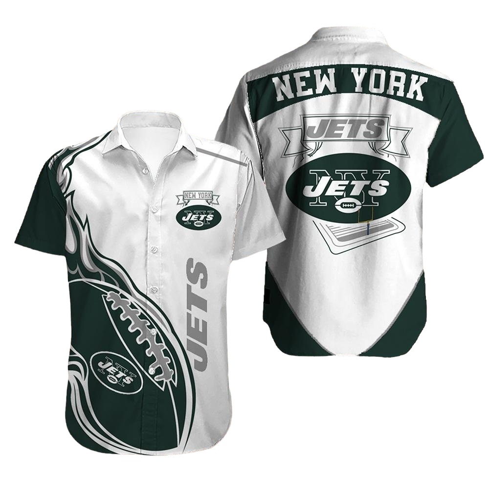 new york jets Hawaiian Shirt Aloha Shirt for Men Women