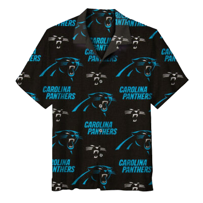 nfl carolina panthers logo Hawaiian Shirt Aloha Shirt for Men Women