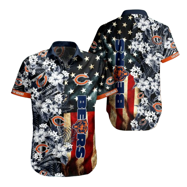 nfl chicago bears Hawaiian Shirt Aloha Shirt for Men Women