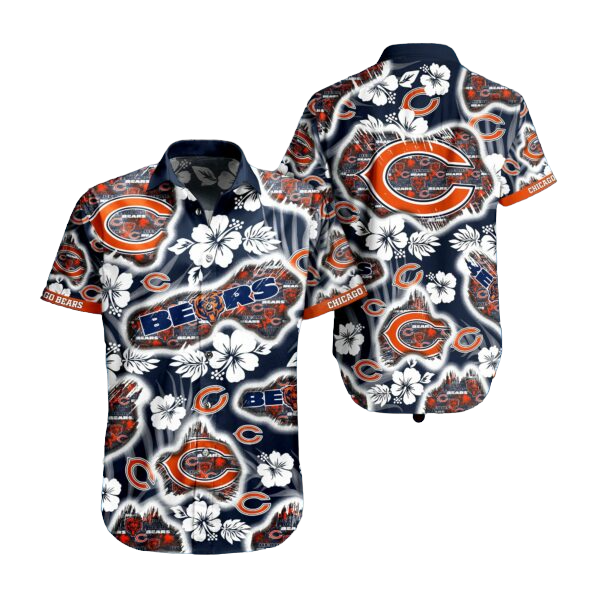 nfl chicago bears Hawaiian Shirt Aloha Shirt for Men Women