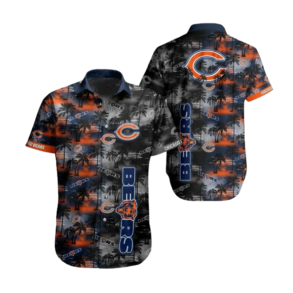 nfl chicago bears Hawaiian Shirt Aloha Shirt for Men Women