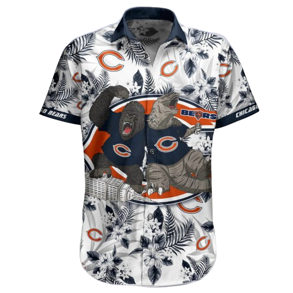 nfl chicago bears Hawaiian Shirt Aloha Shirt for Men Women