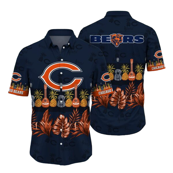 nfl chicago bears Hawaiian Shirt Aloha Shirt for Men Women