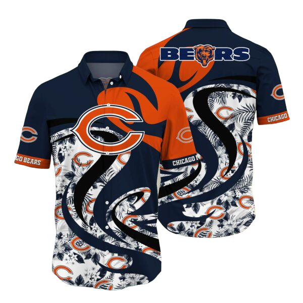 nfl chicago bears Hawaiian Shirt Aloha Shirt for Men Women