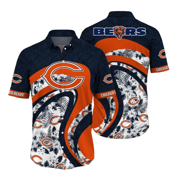 nfl chicago bears Hawaiian Shirt Aloha Shirt for Men Women