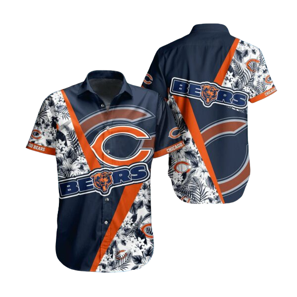 nfl chicago bears Hawaiian Shirt Aloha Shirt for Men Women