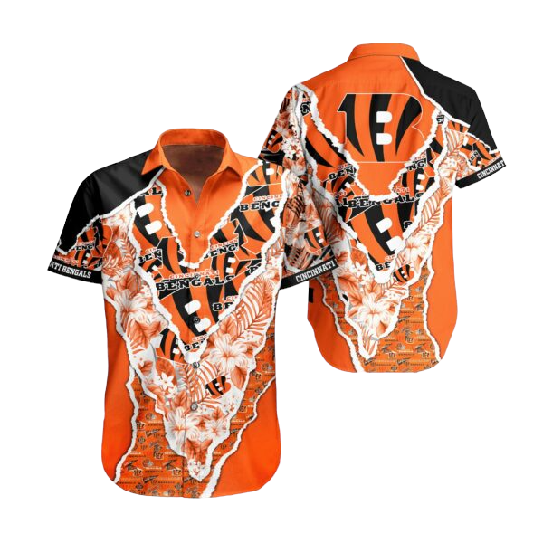 nfl cincinnati bengals Hawaiian Shirt Aloha Shirt for Men Women