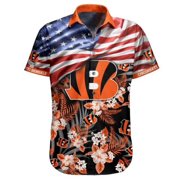 nfl cincinnati bengals Hawaiian Shirt Aloha Shirt for Men Women