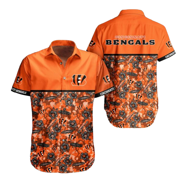 nfl cincinnati bengals Hawaiian Shirt Aloha Shirt for Men Women