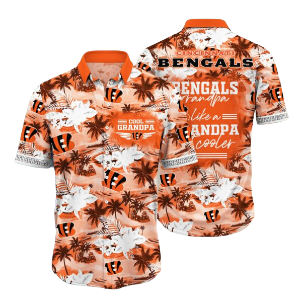 nfl cincinnati bengals Hawaiian Shirt Aloha Shirt for Men Women