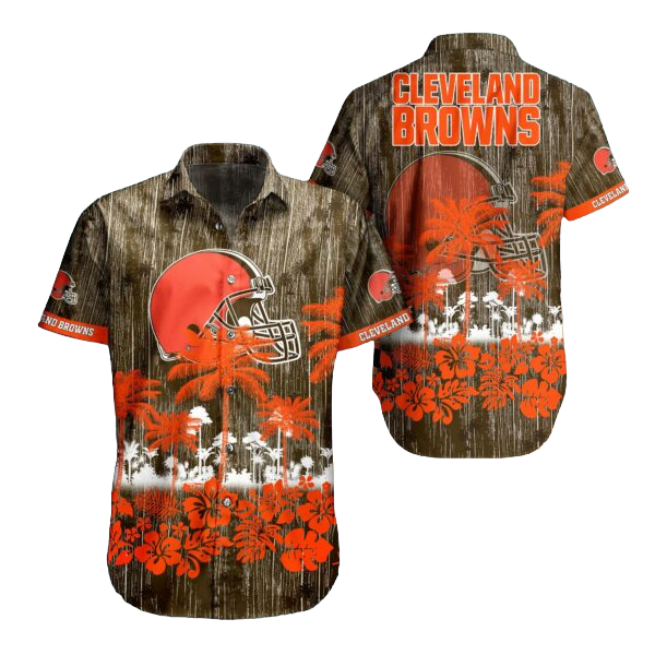 nfl cleveland browns Hawaiian Shirt Aloha Shirt for Men Women