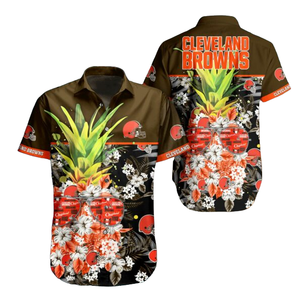 nfl cleveland browns Hawaiian Shirt Aloha Shirt for Men Women