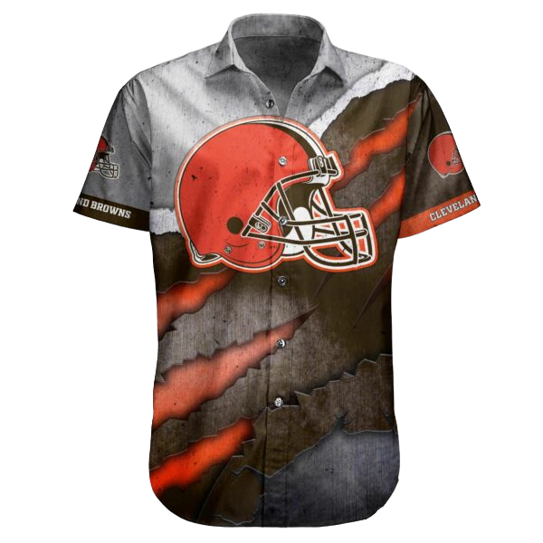 nfl cleveland browns Hawaiian Shirt Aloha Shirt for Men Women