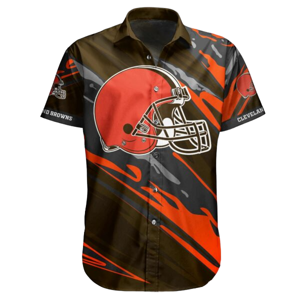 nfl cleveland browns Hawaiian Shirt Aloha Shirt for Men Women