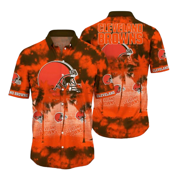 nfl cleveland browns Hawaiian Shirt Aloha Shirt for Men Women