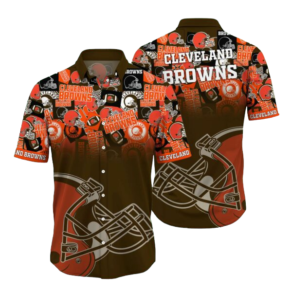 nfl cleveland browns Hawaiian Shirt Aloha Shirt for Men Women