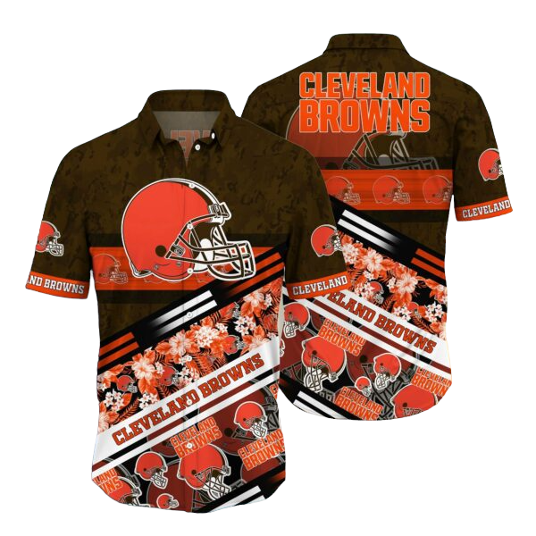 nfl cleveland browns Hawaiian Shirt Aloha Shirt for Men Women