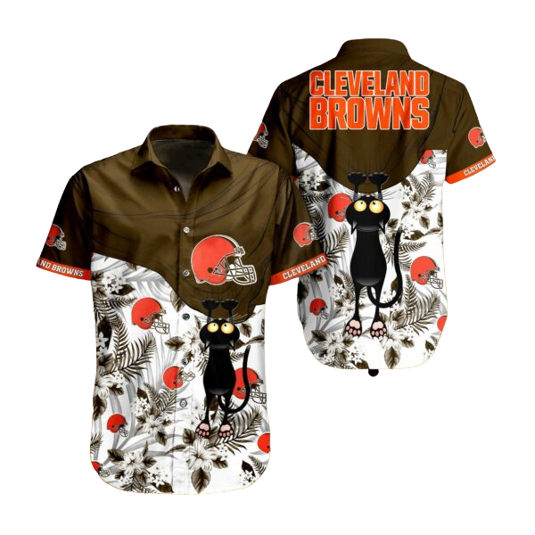 nfl cleveland browns Hawaiian Shirt Aloha Shirt for Men Women