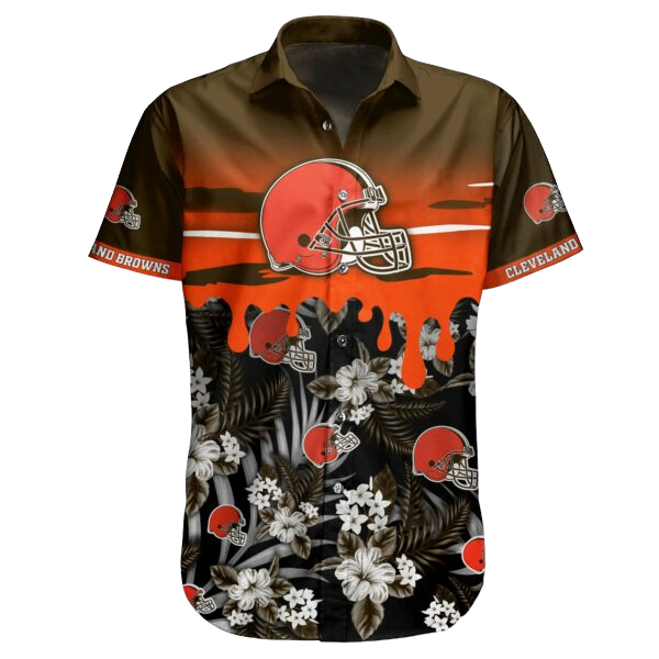 nfl cleveland browns Hawaiian Shirt Aloha Shirt for Men Women