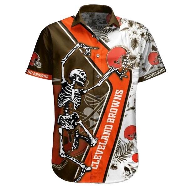 nfl cleveland browns Hawaiian Shirt Aloha Shirt for Men Women