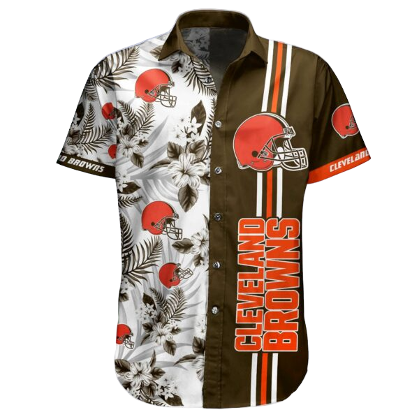 nfl cleveland browns Hawaiian Shirt Aloha Shirt for Men Women