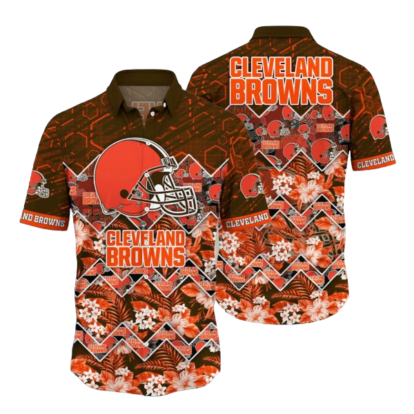 nfl cleveland browns Hawaiian Shirt Aloha Shirt for Men Women