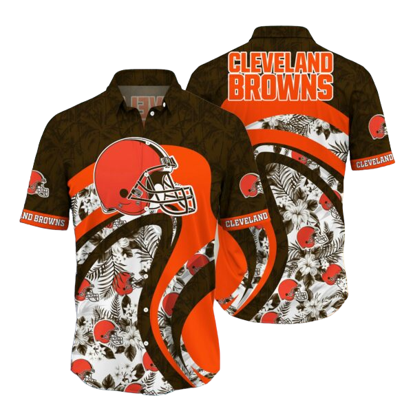 nfl cleveland browns Hawaiian Shirt Aloha Shirt for Men Women