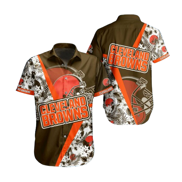 nfl cleveland browns Hawaiian Shirt Aloha Shirt for Men Women