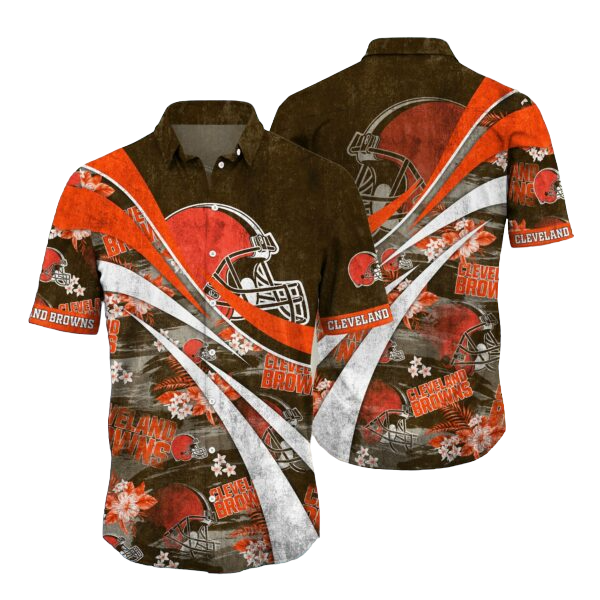 nfl cleveland browns Hawaiian Shirt Aloha Shirt for Men Women