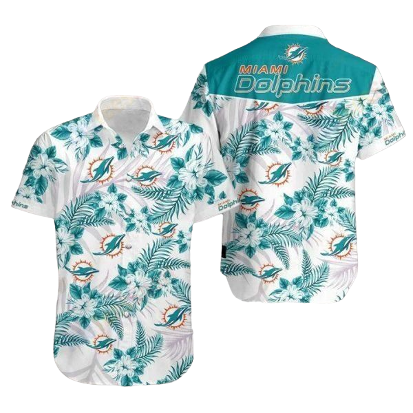 nfl miami dolphins hawaiian all over print Hawaiian Shirt Aloha Shirt for Men Women