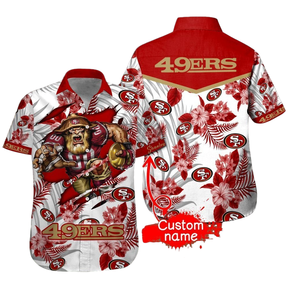 nfl san francisco 49ers gift for fan personalized Hawaiian Shirt Aloha Shirt for Men Women