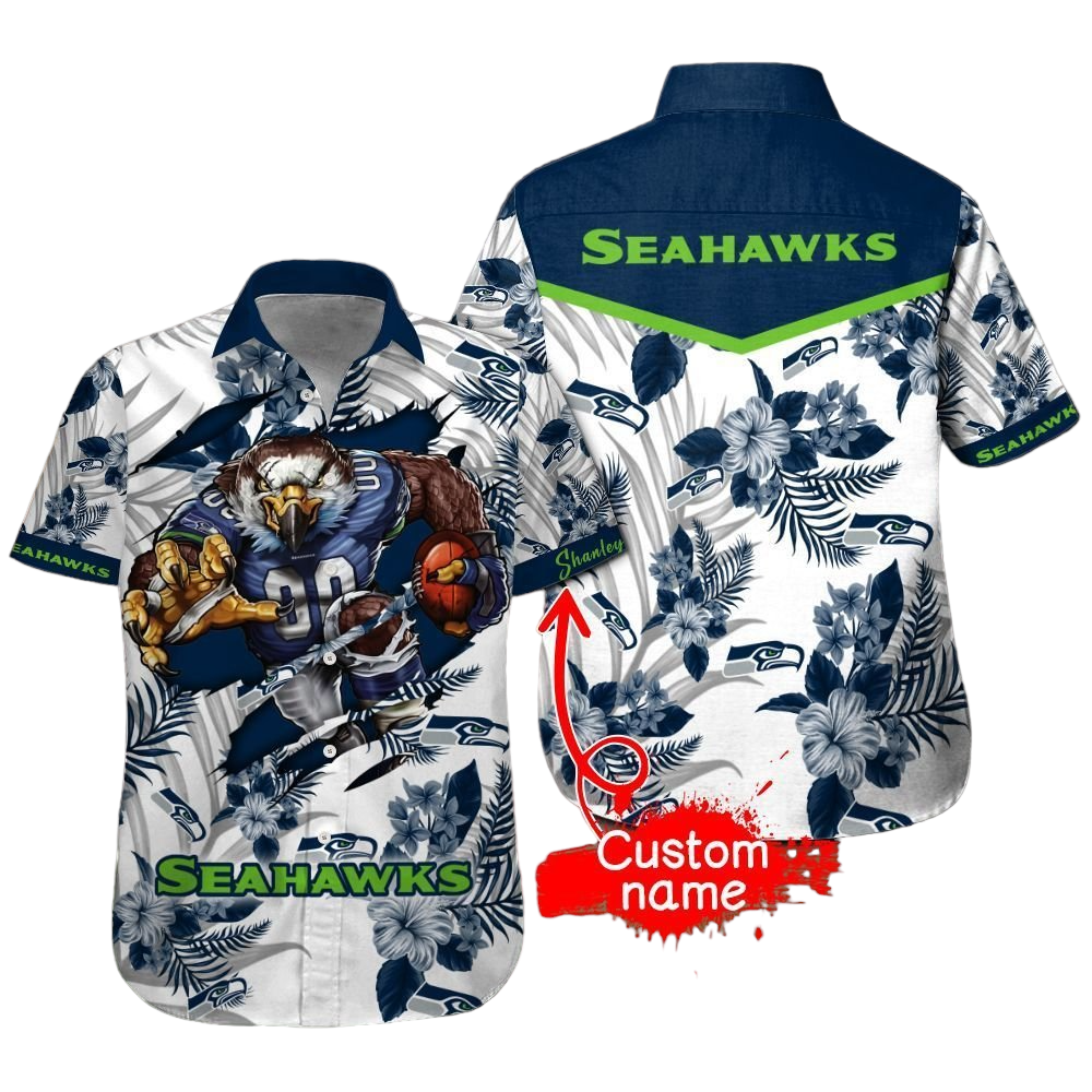 nfl seattle seahawks gift for fan personalized Hawaiian Shirt Aloha Shirt for Men Women