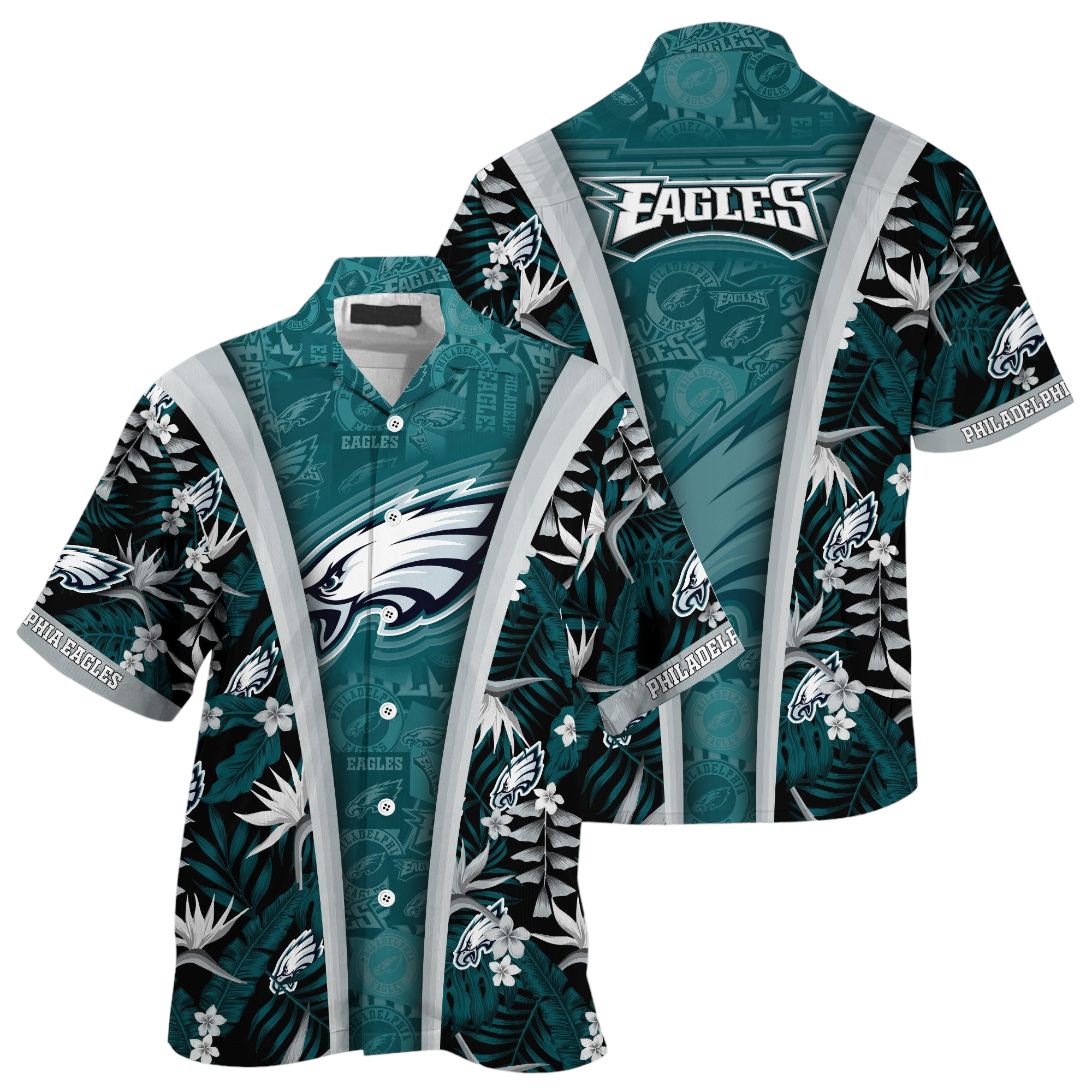 philadelphia eagles nfl summer Hawaiian Shirt Aloha Shirt for Men Women