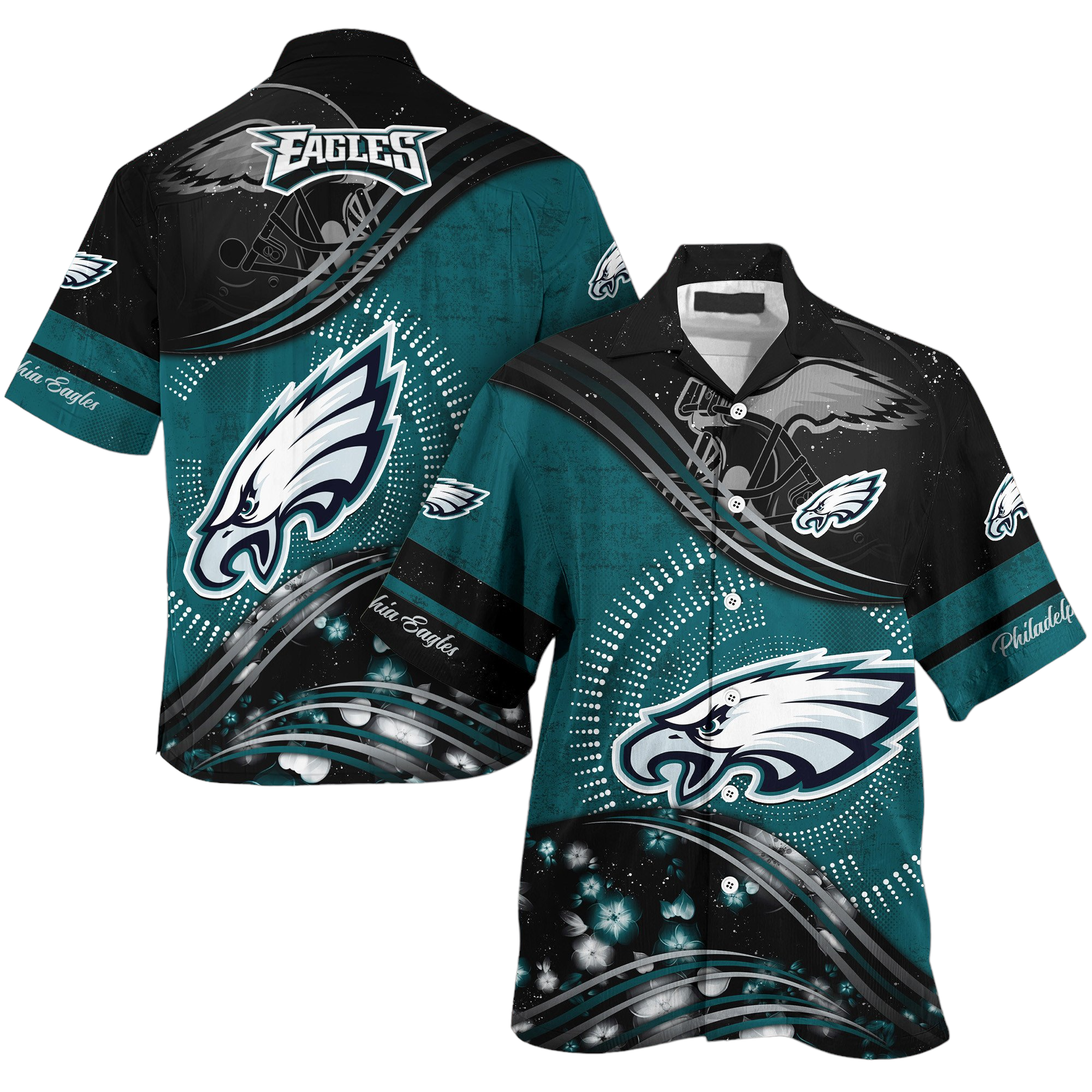 philadelphia eagles nfl summer Hawaiian Shirt Aloha Shirt for Men Women